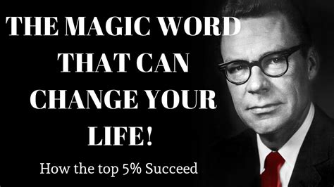 Overcoming Obstacles with Earl Nightingale's Magic Word